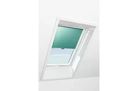 Штора рулонная дневного света Roto ZRS M, 94x118, бирюзовая