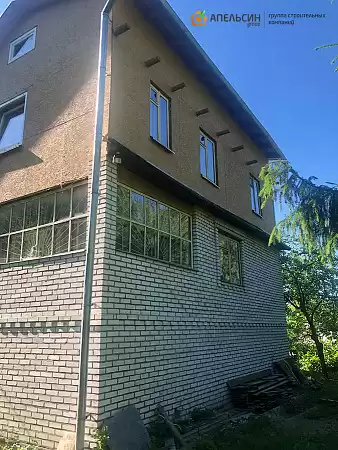 Монтаж фасада плиткой Hauberk в пос. Белоостров
