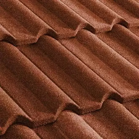 Композитная черепица Метротайл (Metrotile) серия Gallo, цвет терракот, 1315х418 мм