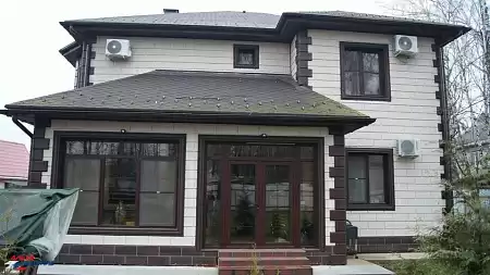 Фасадные панели Альта Профиль Неаполитанский камень, персиковый