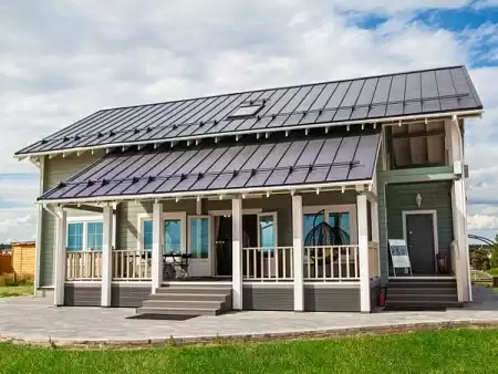 Кликфальц Mini Гранд Лайн / Grand Line, Rooftop бархат 0.5, цвет RAL 8017 (шоколад)