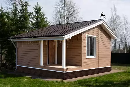 Металлочерепица Гранд Лайн / Grand Line, коллекция Classic, 0,5 Satin Zn 140, цвет RAL 8017 (шоколад)