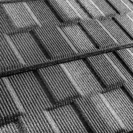Композитная черепица Метротайл (Metrotile) серия MetroViksen, цвет серый, 1330х410 мм