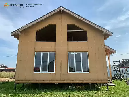 Монтаж фасада сайдингом Grand Line в пос. Глухово