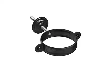 Хомут с комплектом крепления D100 Aquasystem PU Matt, RAL 9005 черный