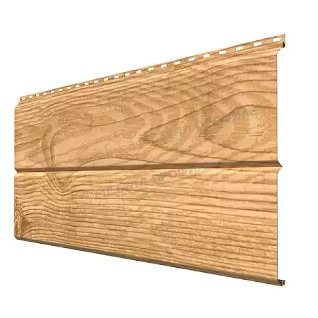 Металлический сайдинг Металл Профиль L брус XL Гладкий, 0.5 ECOSTEEL, сосна