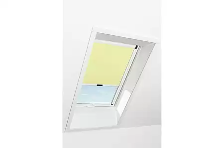 Штора рулонная затемняющая Roto ZRV M, 114x160, желтая