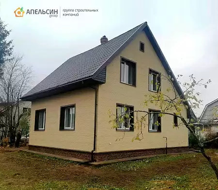 Монтаж фасада панелями Docke в пос. Ленинское