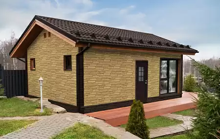 Металлочерепица Гранд Лайн / Grand Line, коллекция Classic, 0,5 Satin Zn 140, цвет RAL 8017 (шоколад)
