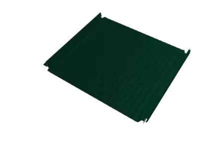 Кликфальц Double Pro Gofr Grand Line 0,45 PE с пленкой на замках RAL 6005 зеленый мох
