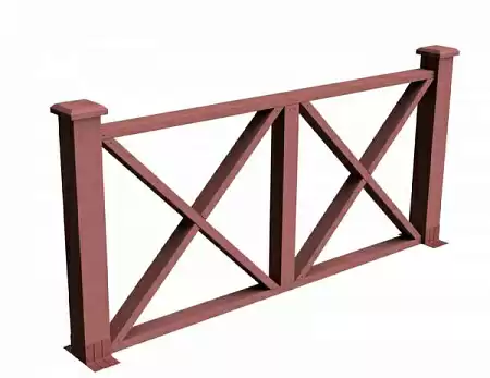 Секция ограждения Тауэр GRINDERDECO, 2104х1075 мм, мербау