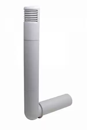 ROSS-дефлектор D125/135мм (110мм) Vilpe (Вилпе), светло-серый