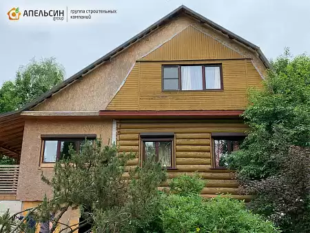 Монтаж металлосайдинга + металлочерепицы Grand Line д. Куйвози