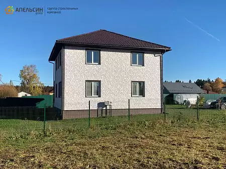 Монтаж фасада панелями Docke в д. Волковицы
