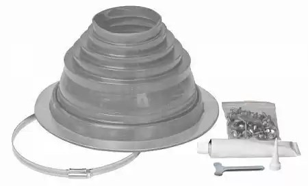 Roofseal - 3 комплект уплотнитель Ø 110-200 мм Vilpe (Вилпе) серый