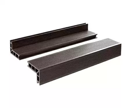 Угловой элемент универсальный глянцевый мелкий вельвет GRINDERDECO, 105х65х3000мм, Венге