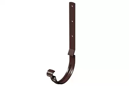 Карнизный крюк длинный Docke STAL PREMIUM D125, RAL 8019 шоколад