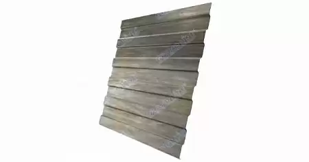 Профнастил С8A Гранд Лайн / Grand Line 0.45 Print elite Zn 140, цвет Nordic Wood (Северное дерево)