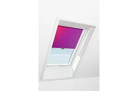 Штора рулонная дневного света Roto ZRS M, 134x140, розовая