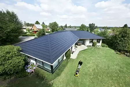 Композитная черепица AeroDek Quadro, 1293х419мм, серый
