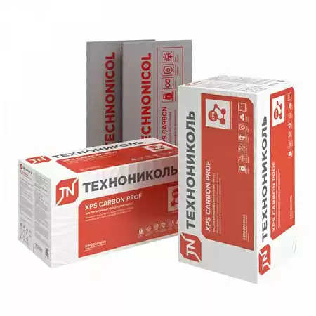 Экструзионный пенополистирол CARBON PROF Технониколь 30-36 кг/м3, 1180х580х100-L мм, упаковка 0,2738 м3 (4 плиты)