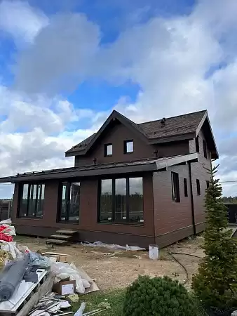 Фиброцементный сайдинг FCS Click Wood, 3000x190x10 мм, F30