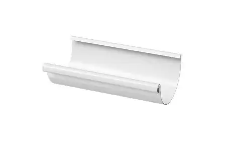 Желоб водосточный Docke STAL PREMIUM D125, 3 м, RAL 9010 пломбир
