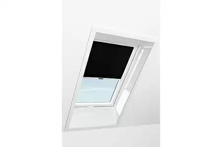 Штора рулонная дневного света Roto ZRS M, 94x118, черная