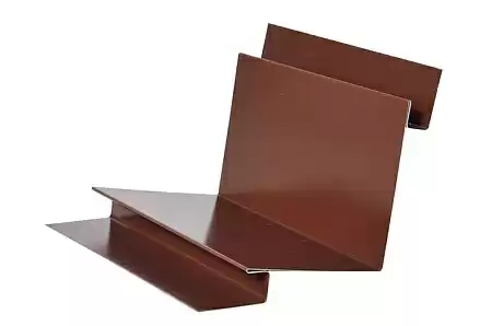 Угол внутренний, 100x100x2000 мм, RAL 8017 коричневый