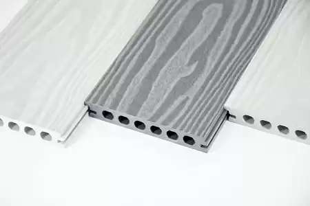 Бесшовная террасная доска из МПК, 140х25х3000, антрацит