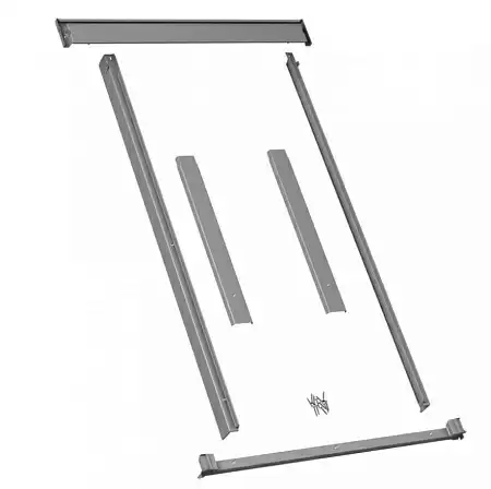Комплект накладок мансардных окон Dakea CLX P6A, 94x118