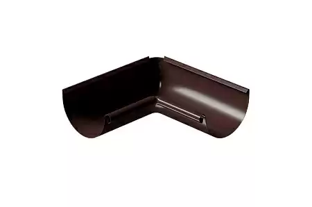 Угол внутренний 90° Docke STAL PREMIUM D125, RAL 8019 шоколад