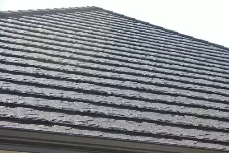 Композитная черепица Gerard Slate, 1335x368 мм, dark silver