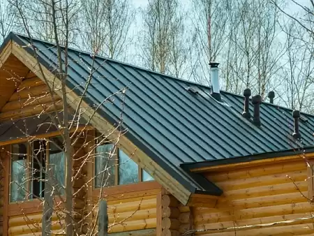 Кликфальц Гранд Лайн / Grand Line, Satin 0.5, цвет RAL 3011 (красно-коричневый)