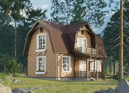 Гибкая черепица Docke Lux Саппоро, Зрелый каштан, 2,4 м2/уп