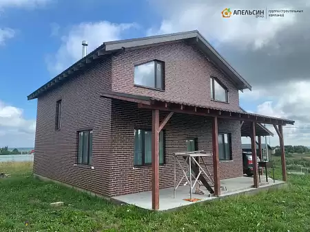 Монтаж кровли подшив свесов в СНТ Елагино