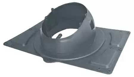 Проходной элемент Base-VT General 125/150 Krovent (Кровент) для металлочерепицы, серый