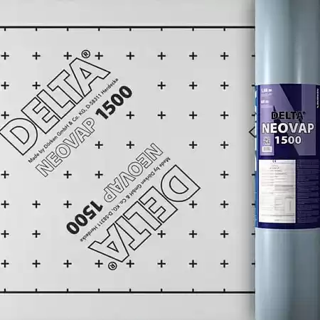 Теплоотражающая пароизоляция DELTA NEOVAP 1500 1.08x60м 64.8м2