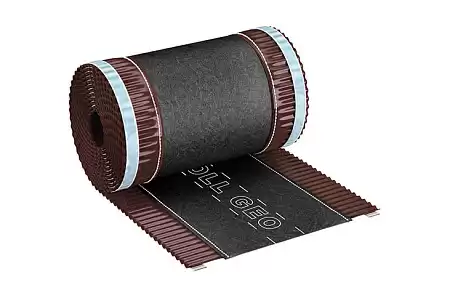 Коньковая лента Eurovent ROLL GEO, 240 мм x 5 м, RAL 8015 каштан