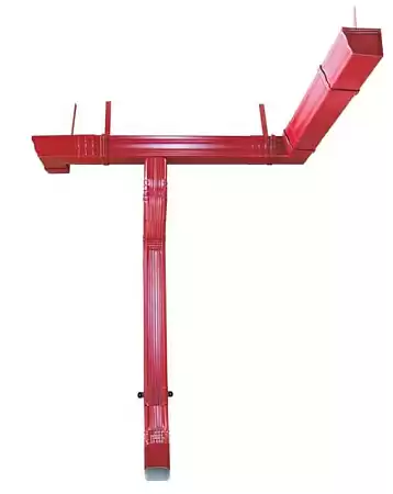 Заглушка желоба левая Vortex / Вортекс Гранд Лайн, Pe, цвет RAL 3005 (красное вино, вишня)