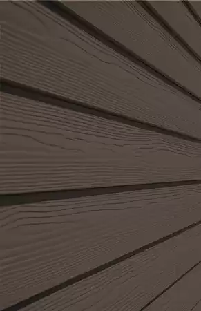 Фиброцементный сайдинг Cedral Lap Wood под дерево, 3600x190 мм, Коричневая глина (С21)