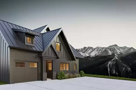 Планка конденсата Aquasystem, Rooftop Бархат, 65х50, RAL 7016 графит