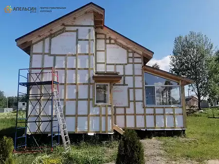 Монтаж фасада сайдингом Decover в КП Финский хутор
