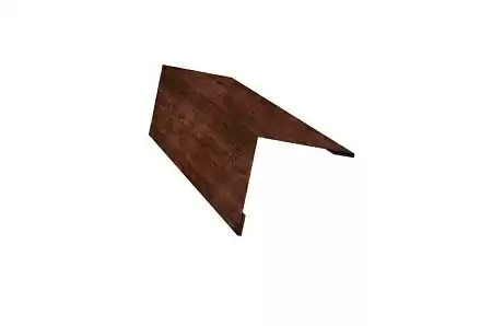 Планка завершающая 50х50 жалюзи Grand Line Milan, 0,45 Print Elite, Cherry Wood