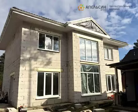 Монтаж фасада панелями Альта Профиль в д. Коваши