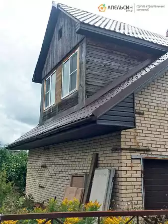 Монтаж фасада панелями Docke в пос. Ленинское