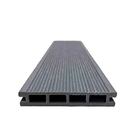 Террасная доска из МПК 140х22х6000, серый