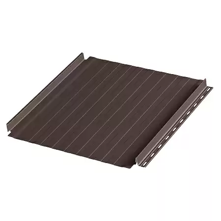 Профиль Aquasystem AQUACLICK Силуэт-8, Rooftop Кашемир PU, Zn275, RAL 8017 коричневый