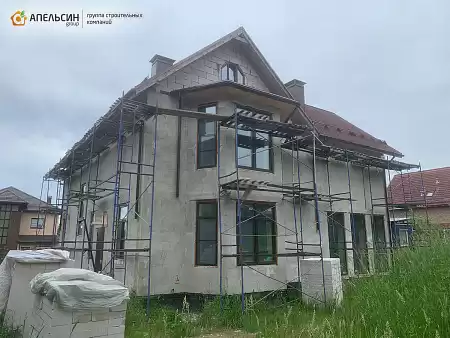 Монтаж фасадных панелей Альта Профиль Кирпич Рижский