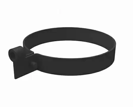 Хомут трубы Lite ПВХ Grand Line, RAL 7024 графит